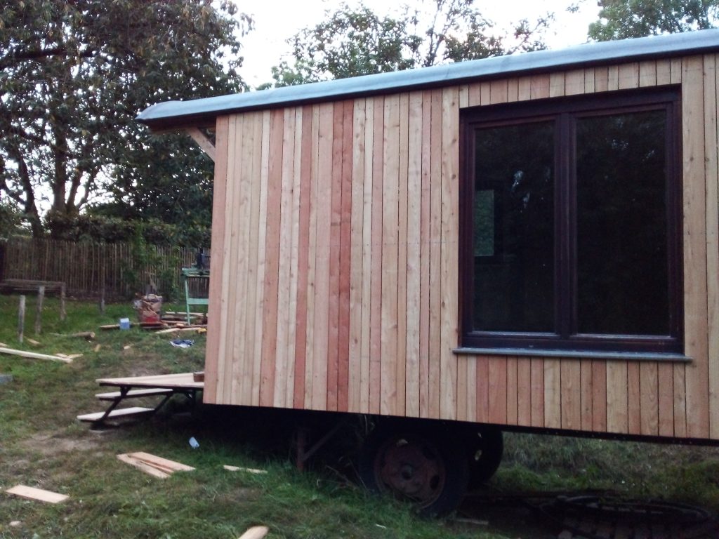 Woonwagen als logeerkamer